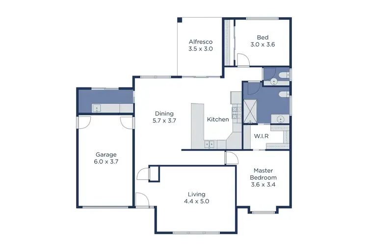 Floorplan of Homely unit listing, 2/42 Birch Street, Bayswater VIC 3153