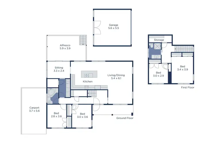 Floorplan of Homely house listing, 9 Blackfriars Close, Wantirna VIC 3152