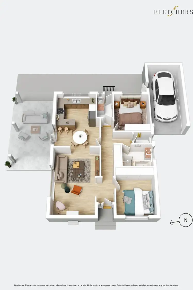Floorplan of Homely unit listing, 1/20 Duff Street, Cranbourne VIC 3977