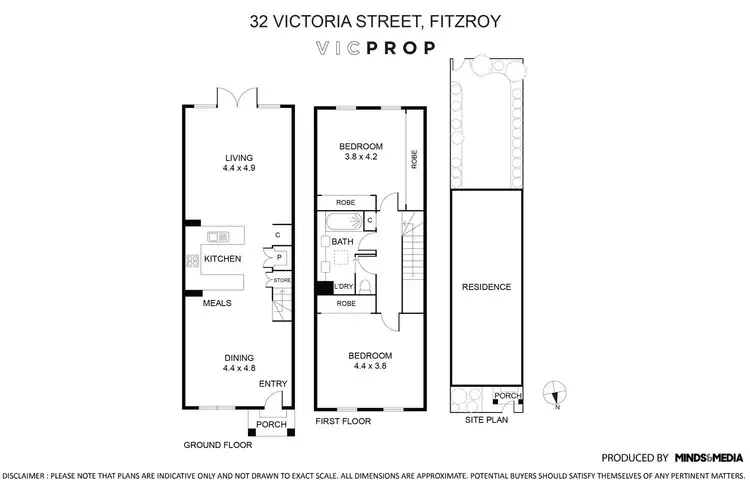 Floorplan of Homely house listing, 32 Victoria Street, Fitzroy VIC 3065