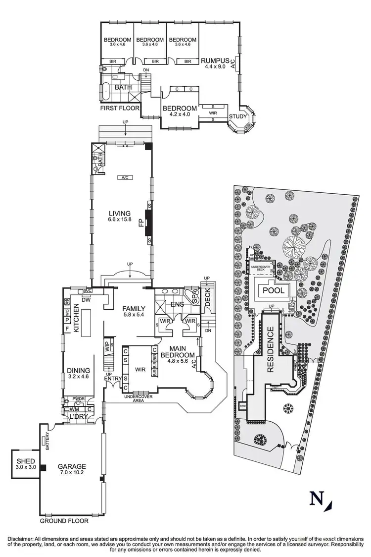 Floorplan of Homely house listing, 10 Speers Court, Warrandyte VIC 3113