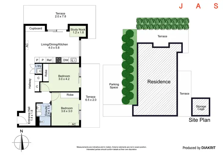 Floorplan of Homely apartment listing, 203/46 Fehon Street, Yarraville VIC 3013