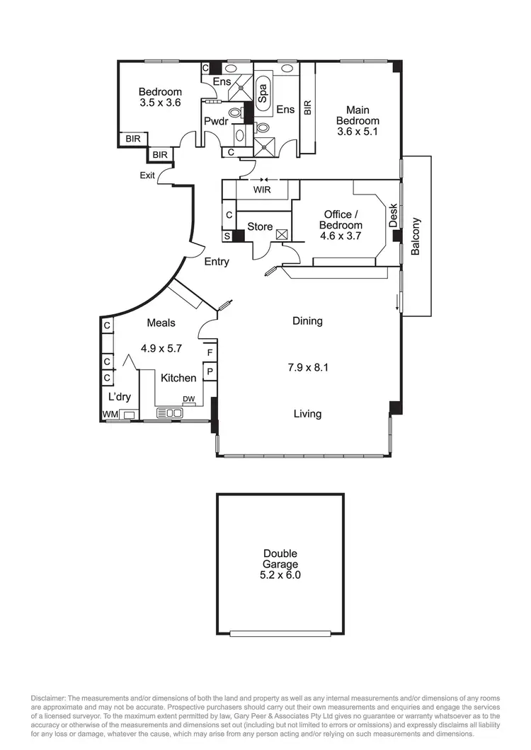 Floorplan of Homely apartment listing, 21/512 Toorak Road, Toorak VIC 3142