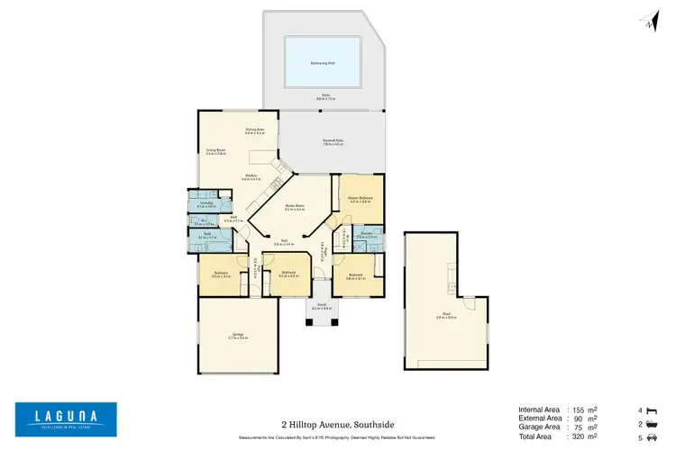 Floorplan of Homely house listing, 2 Hilltop Avenue, Southside QLD 4570