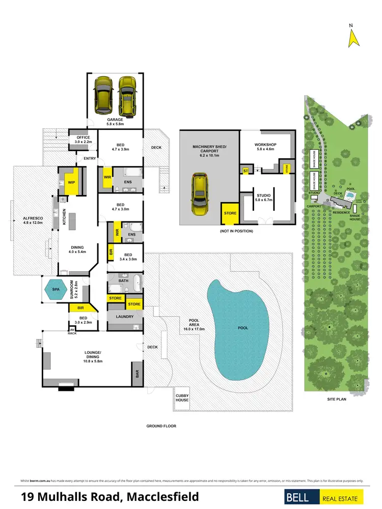 Floorplan of Homely house listing, 19 Mulhalls Road, Macclesfield VIC 3782