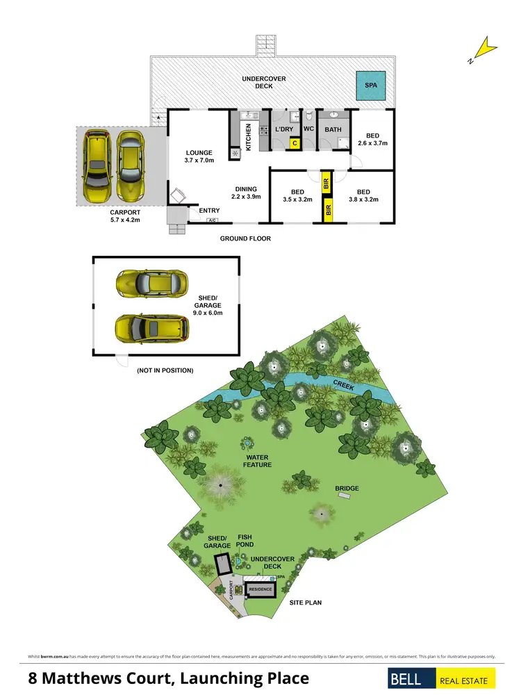 Floorplan of Homely house listing, 8 Matthews Court, Launching Place VIC 3139
