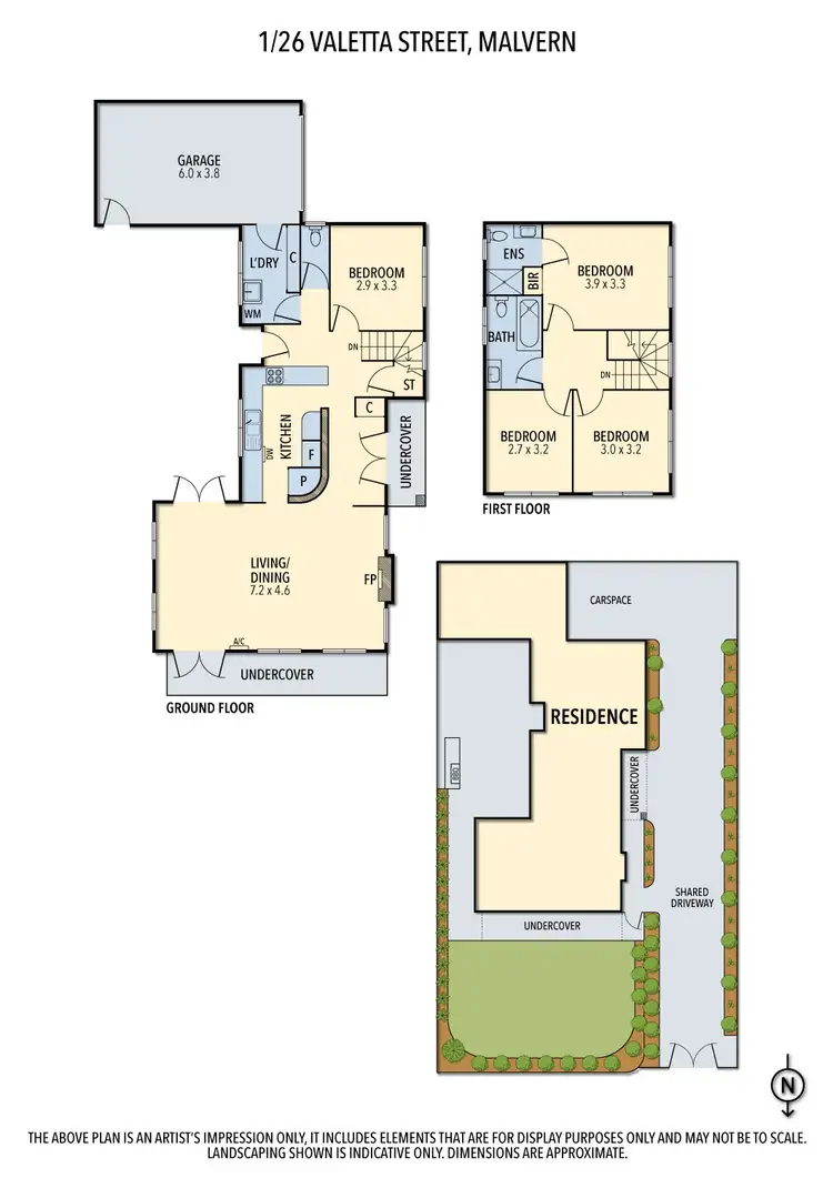 Floorplan of Homely house listing, 26A Valetta Street, Malvern VIC 3144