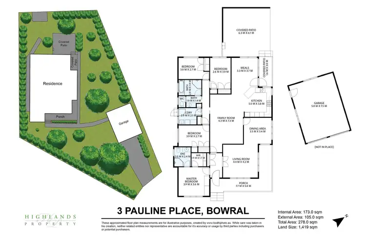 Floorplan of Homely house listing, 3 Pauline Place, Bowral NSW 2576