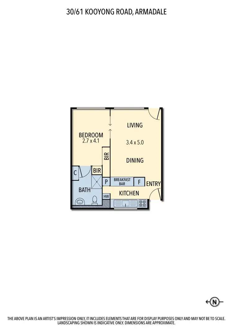 Floorplan of Homely apartment listing, 30/61 Kooyong Road, Armadale VIC 3143