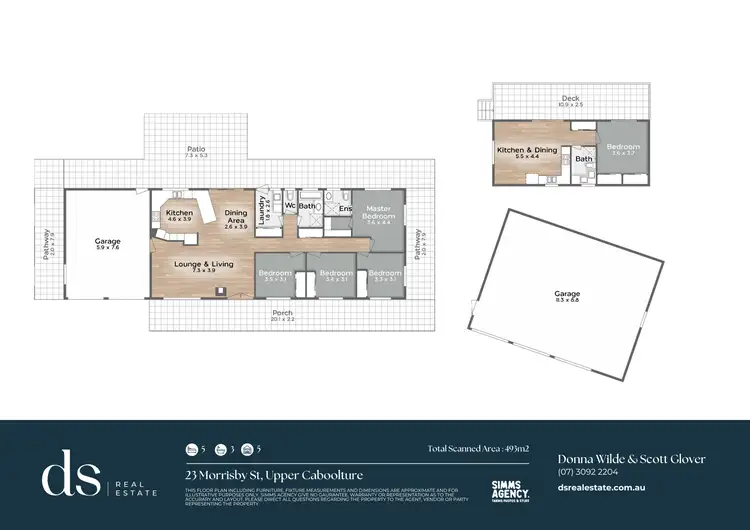 Floorplan of Homely house listing, 23 Morrisby Street, Upper Caboolture QLD 4510