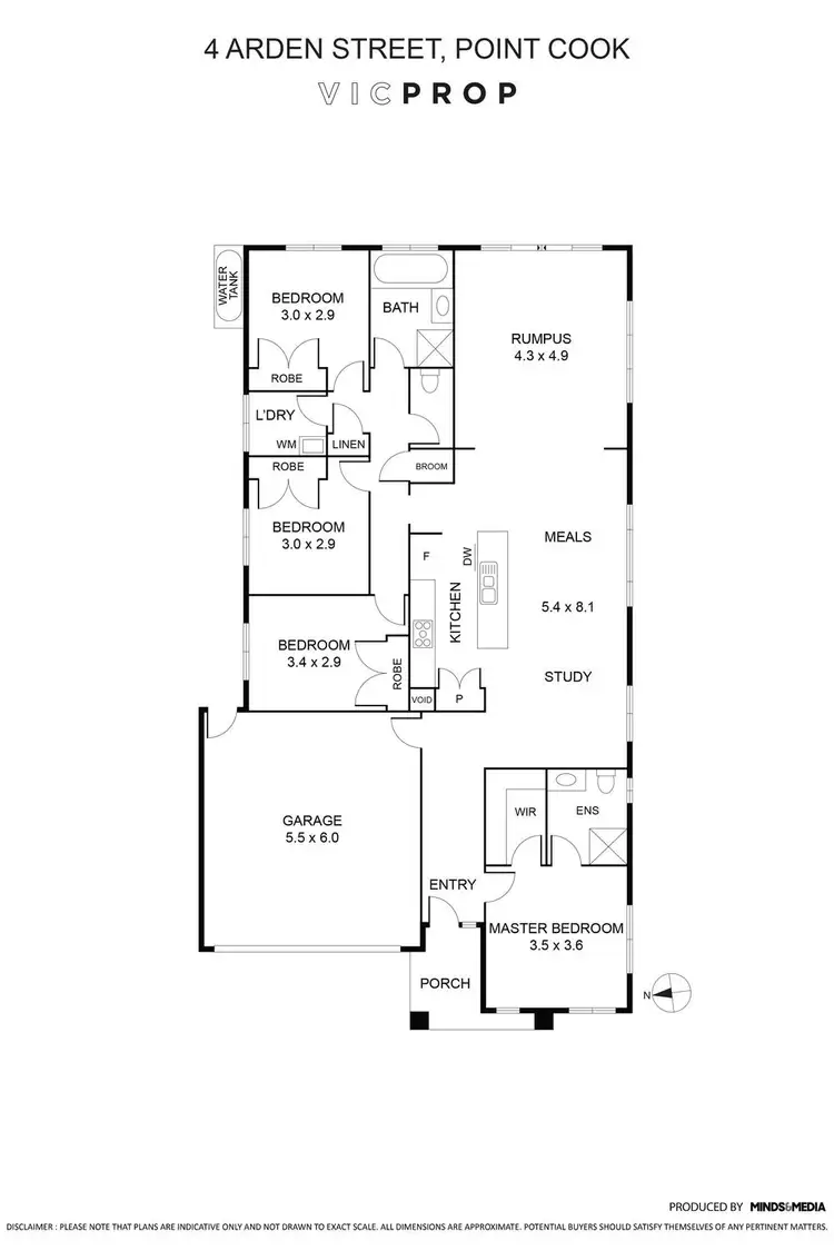 Floorplan of Homely house listing, 4 Arden Street, Point Cook VIC 3030
