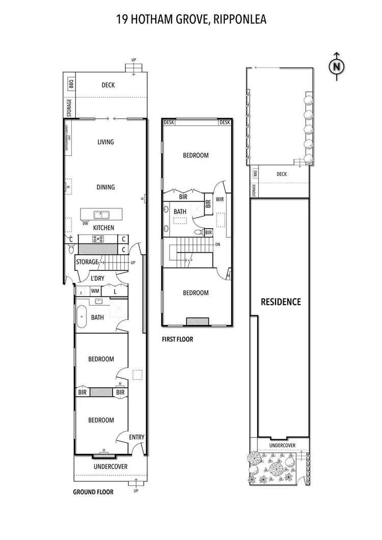 Floorplan of Homely house listing, 19 Hotham Grove, Ripponlea VIC 3185