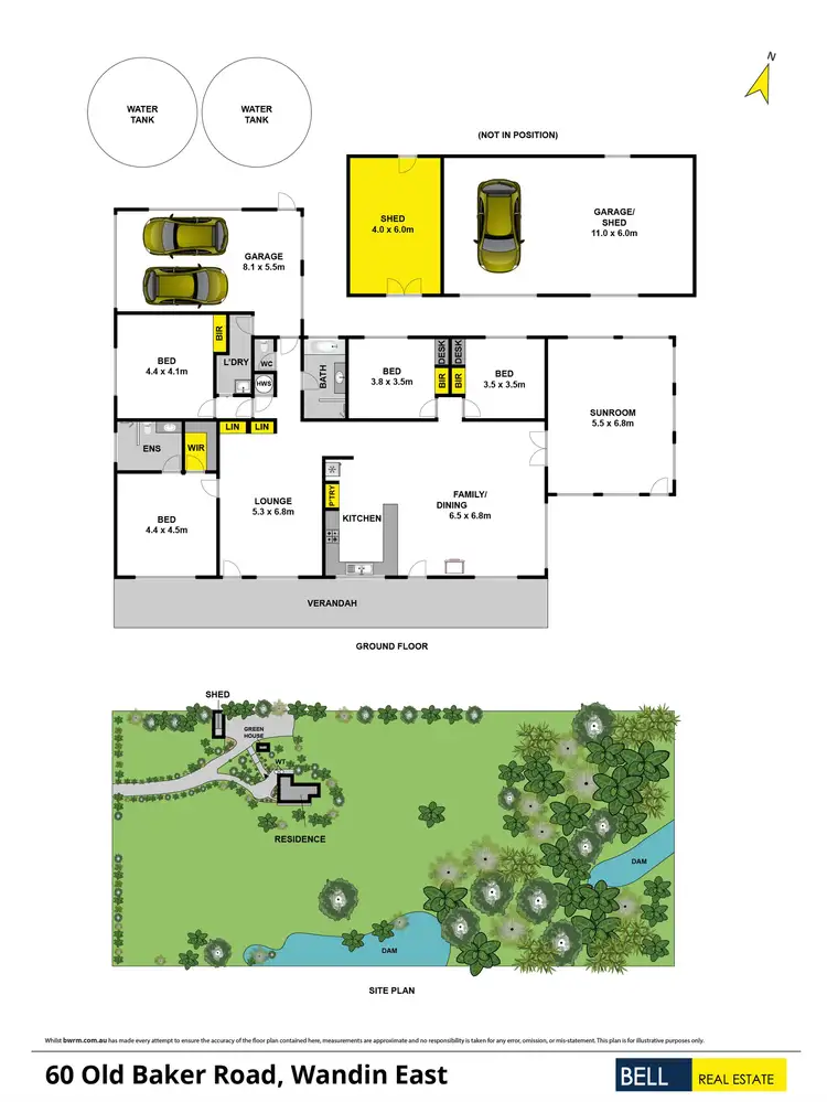 Floorplan of Homely house listing, 60 Old Baker Road, Wandin East VIC 3139