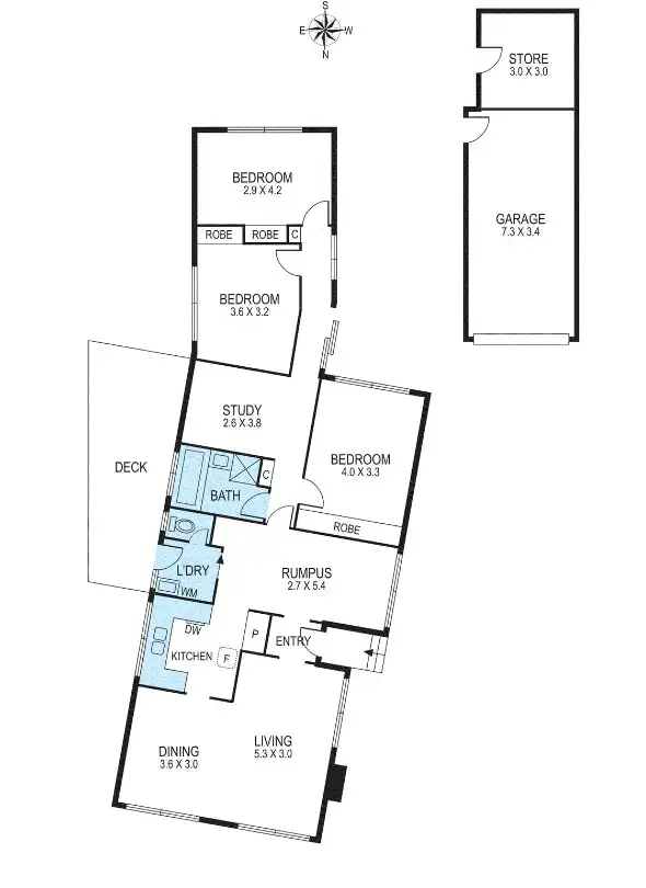 Floorplan of Homely house listing, 84 Centre Dandenong Road, Cheltenham VIC 3192