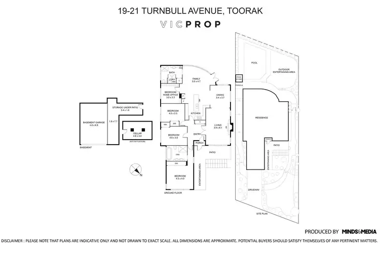 Floorplan of Homely house listing, 19-21 Turnbull Avenue, Toorak VIC 3142