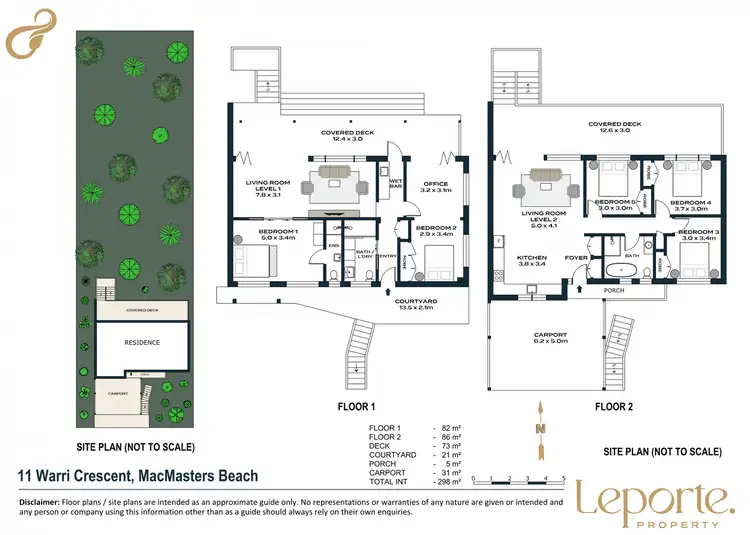 Floorplan of Homely house listing, 11 Warri Crescent, Macmasters Beach NSW 2251