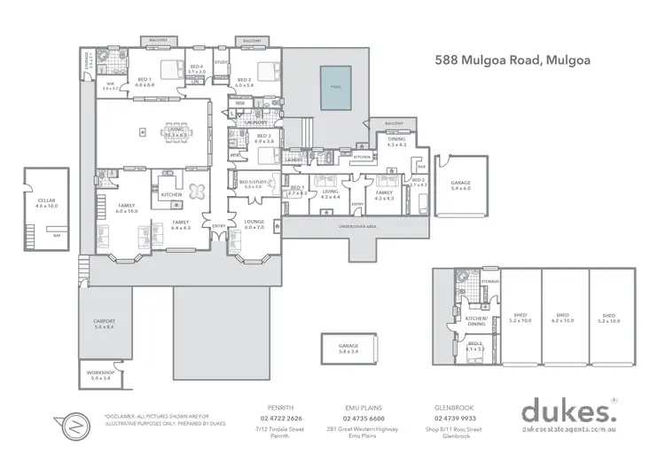 Floorplan of Homely house listing, 588 Mulgoa Road, Mulgoa NSW 2745