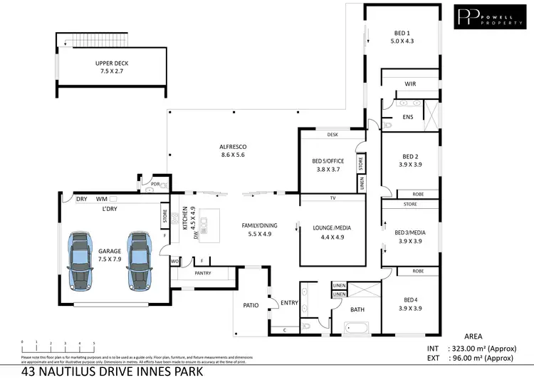 Floorplan of Homely house listing, 43 Nautilus Drive, Innes Park QLD 4670