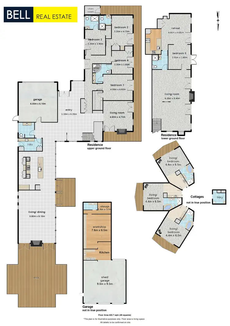 Floorplan of Homely house listing, 6 Chudleigh Crescent, Sassafras VIC 3787