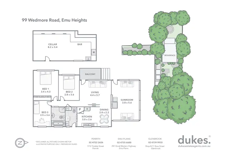 Floorplan of Homely house listing, 99 Wedmore Road, Emu Heights NSW 2750