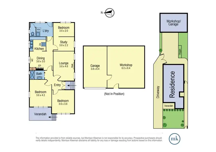 Floorplan of Homely house listing, 6 Mincha Street, Brunswick West VIC 3055