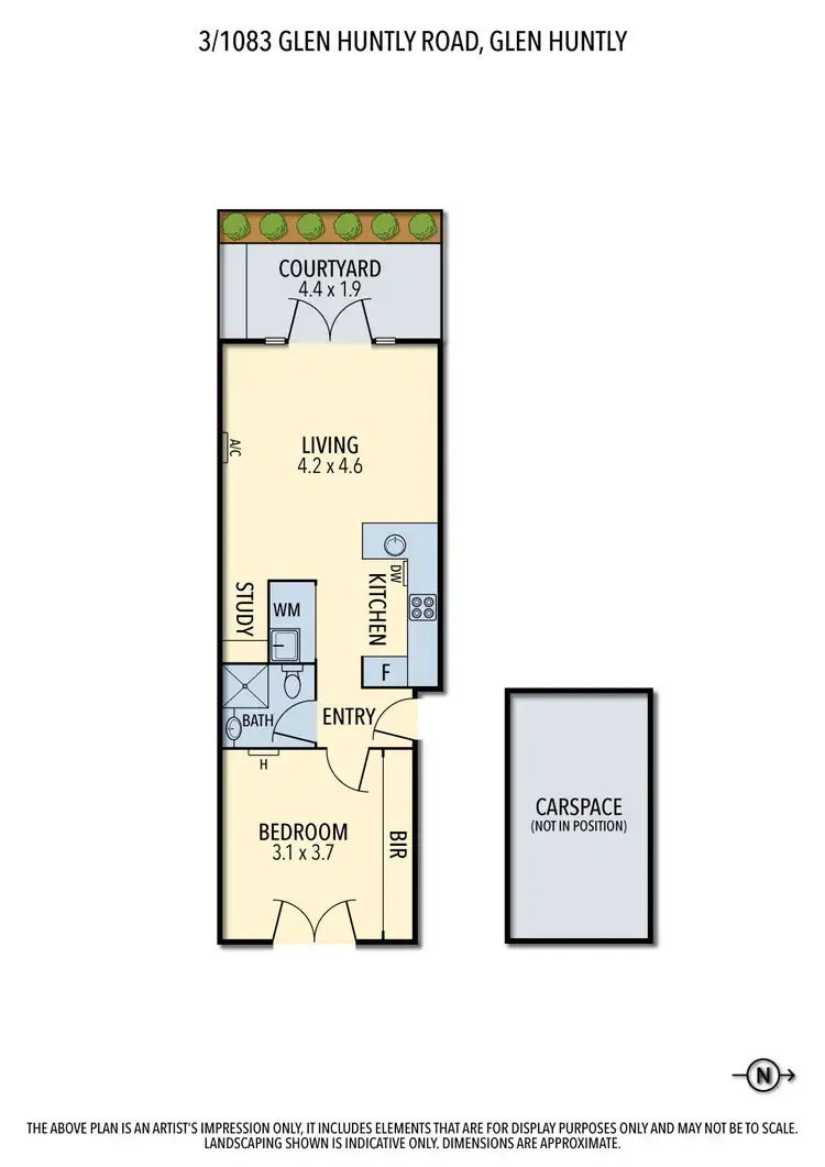 Floorplan of Homely apartment listing, 3/1083 Glenhuntly Road, Glen Huntly VIC 3163