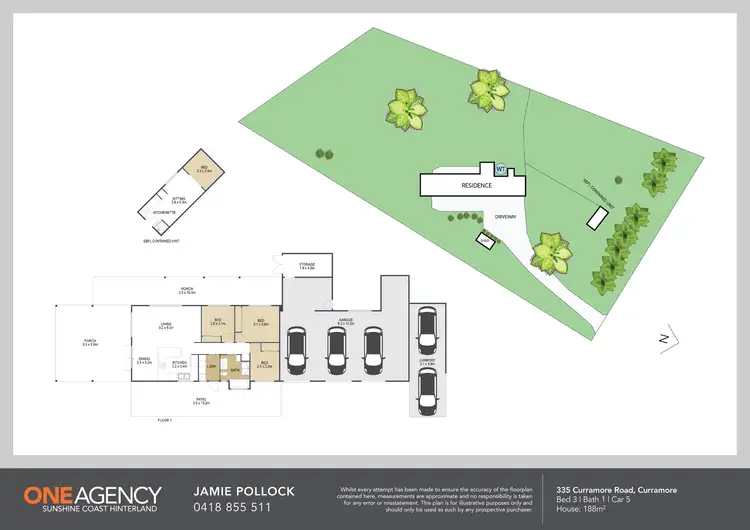 Floorplan of Homely rural property listing, 335 Curramore Road, Curramore QLD 4552