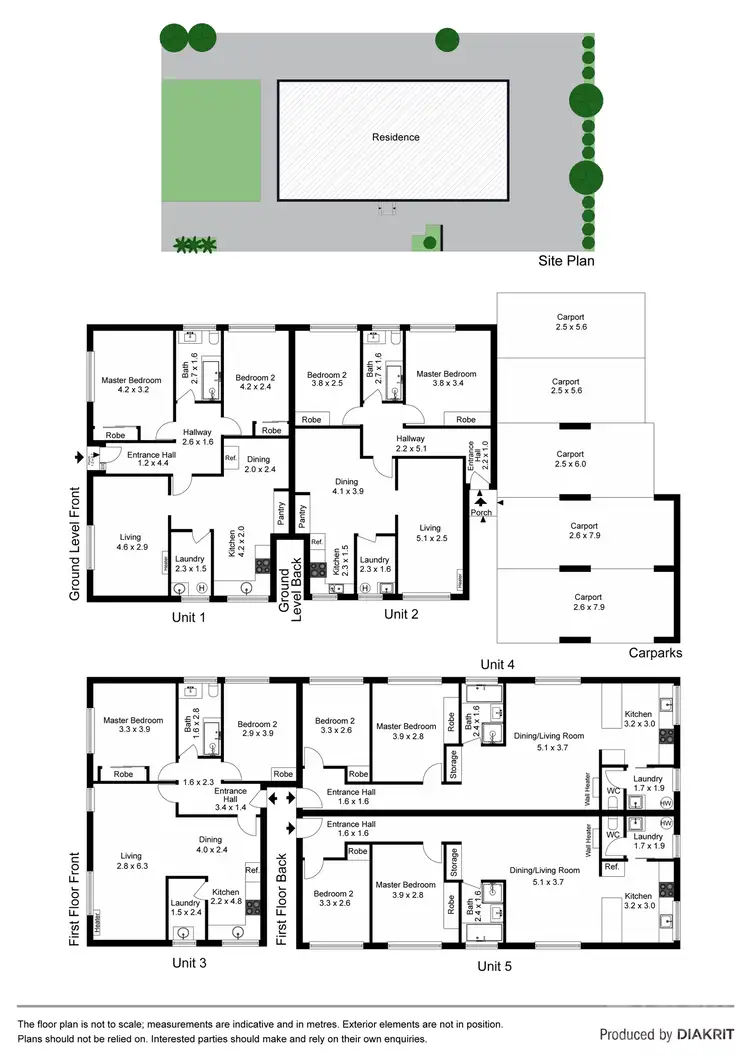 Floorplan of Homely block of units listing, 62 McPherson Street, Essendon VIC 3040