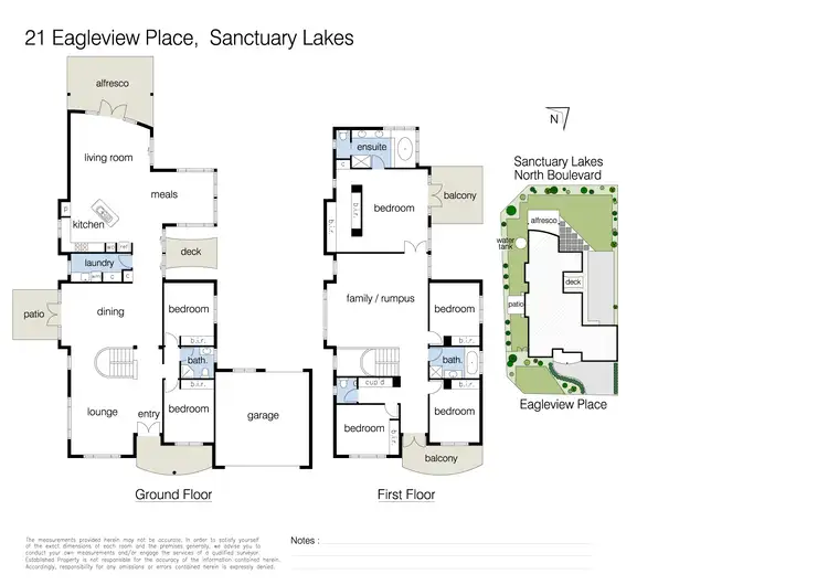 Floorplan of Homely house listing, 21 Eagleview Place, Sanctuary Lakes VIC 3030