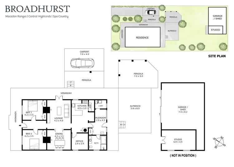 Floorplan of Homely house listing, 6 Begg Street, Kyneton VIC 3444
