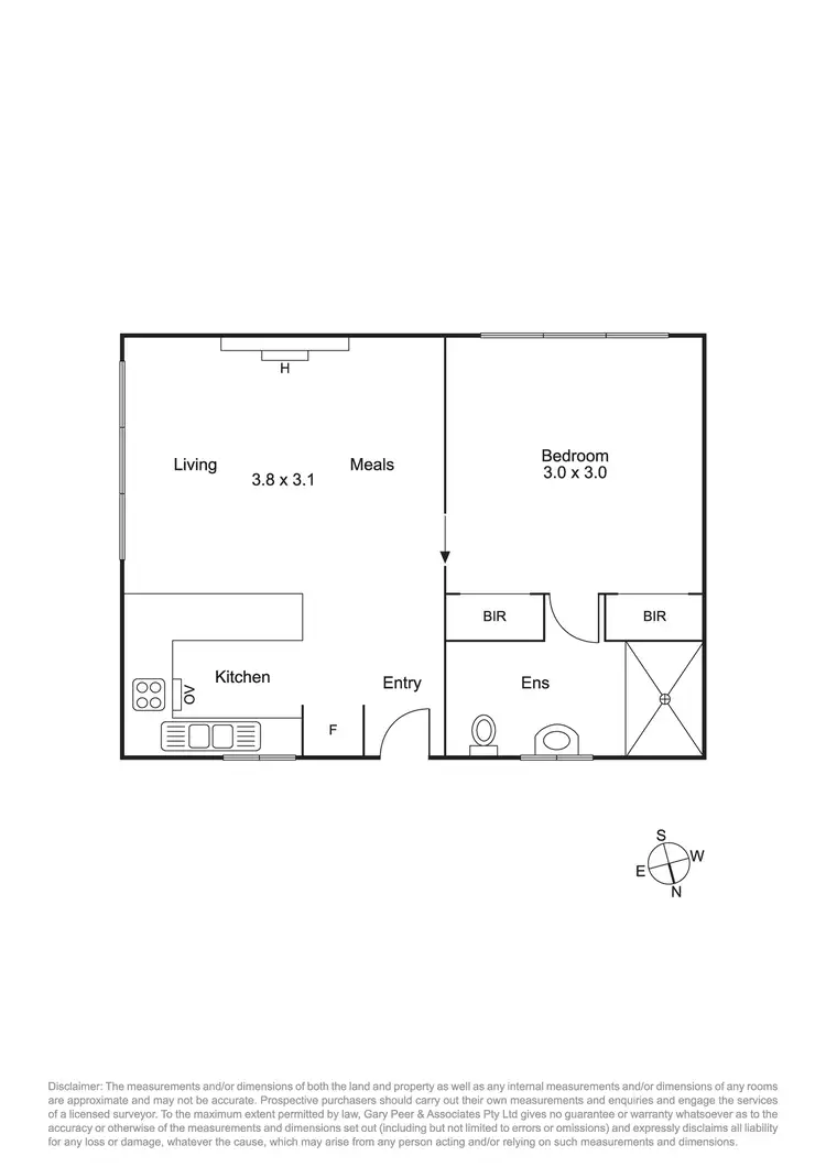 Floorplan of Homely apartment listing, 21/5-9 Fulton Street, St Kilda East VIC 3183