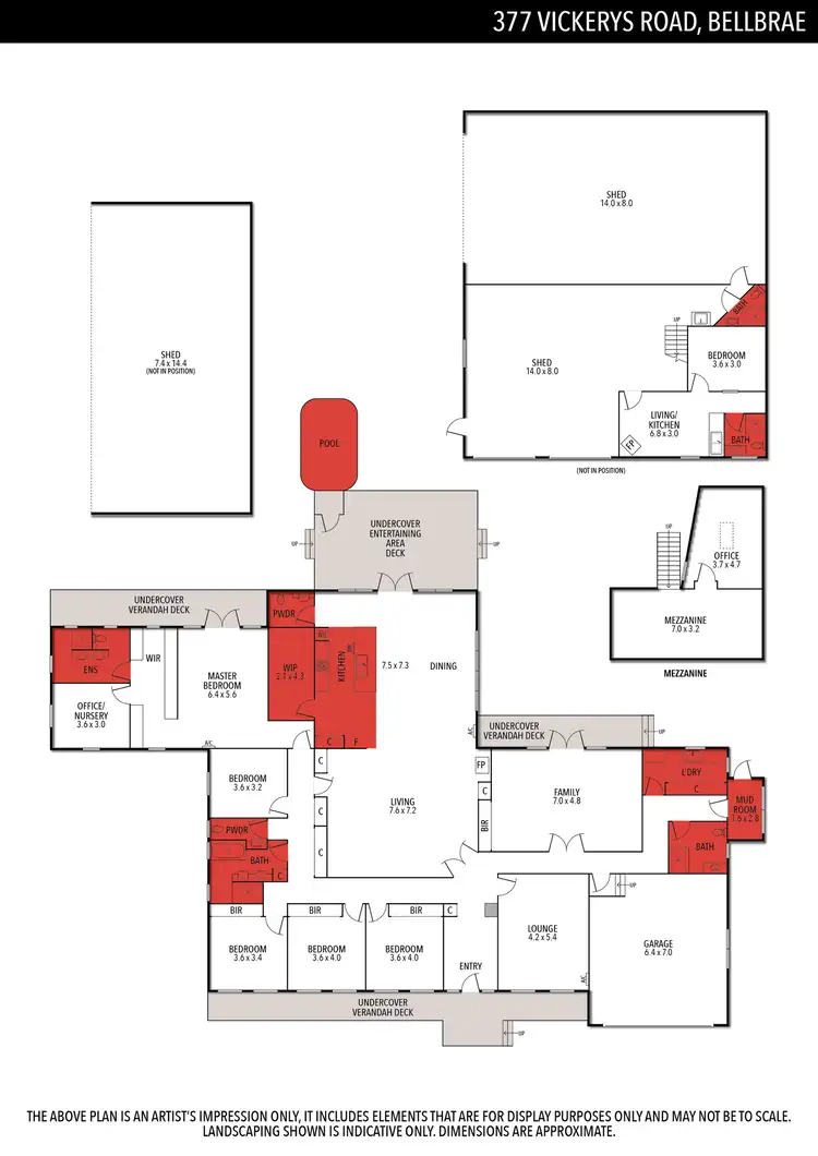 Floorplan of Homely rural property listing, 377 Vickerys Road, Bellbrae VIC 3228