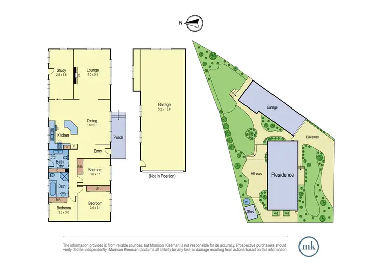 Floorplan of Homely house listing, 3 Eliza Close, Greensborough VIC 3088