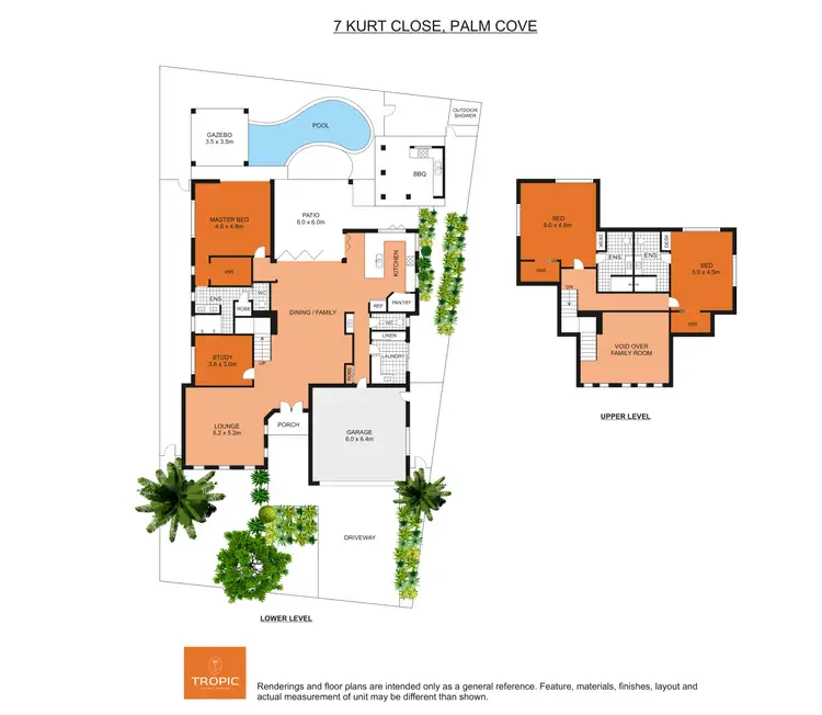 Floorplan of Homely house listing, 7 Kurt Close, Palm Cove QLD 4879