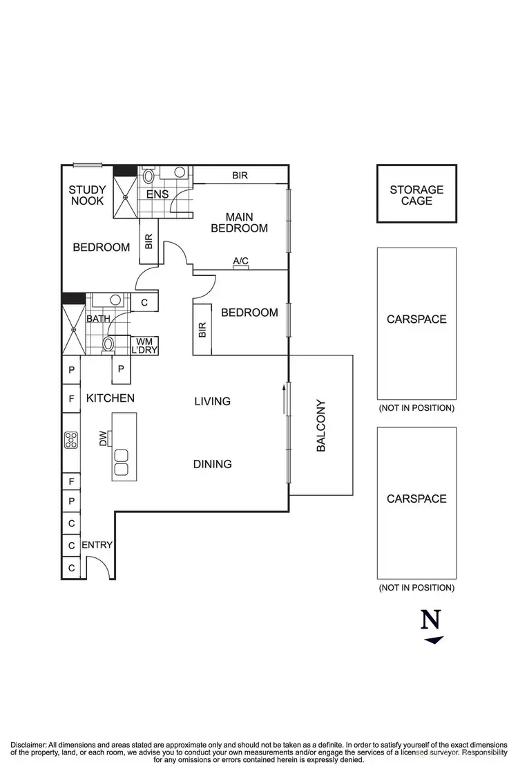 Floorplan of Homely apartment listing, 211/5 Sovereign Point Court, Doncaster VIC 3108