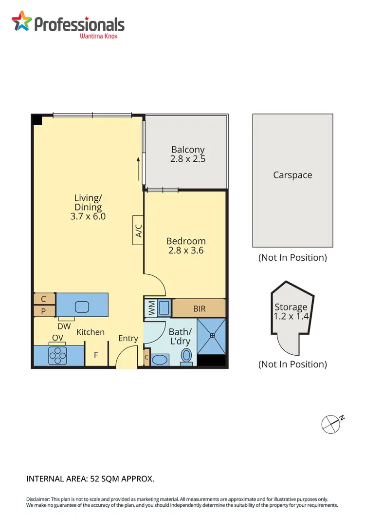Floorplan of Homely apartment listing, 510A/400 Burwood Highway, Wantirna South VIC 3152