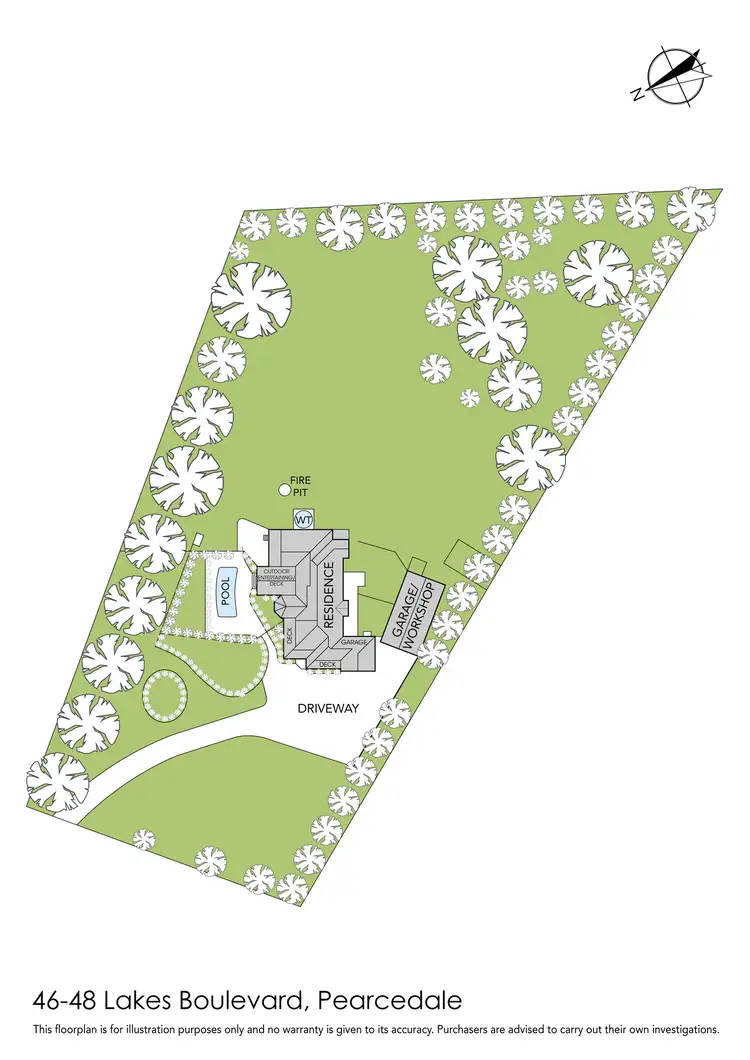 Floorplan of Homely house listing, 46-48 Lakes Boulevard, Pearcedale VIC 3912