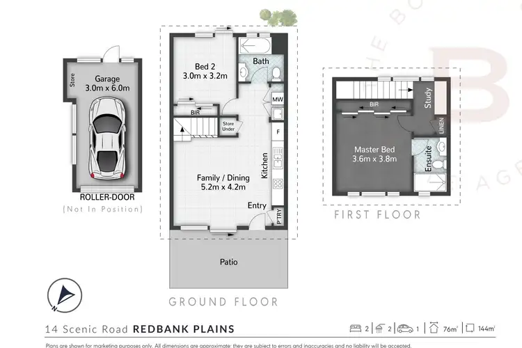 Floorplan of Homely house listing, 14 Scenic Road, Redbank Plains QLD 4301