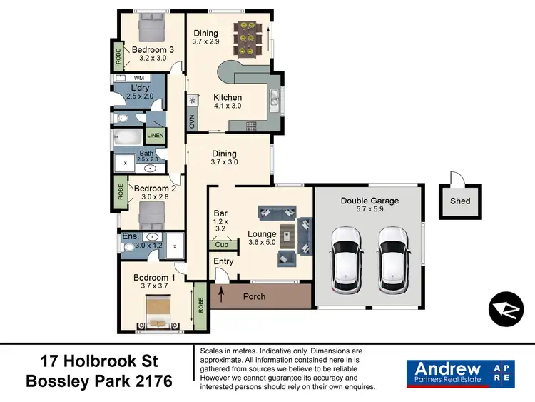 Floorplan of Homely house listing, 17 Holbrook Street, Bossley Park NSW 2176