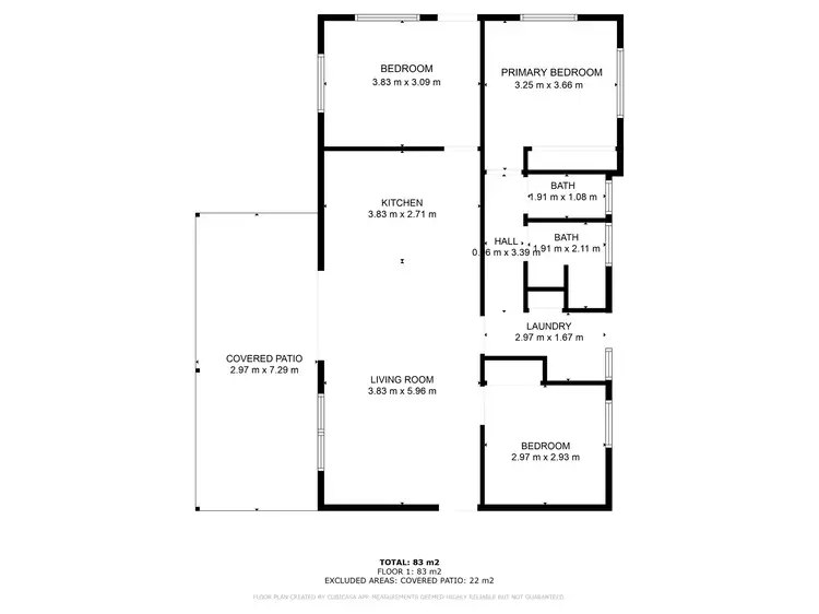 Floorplan of Homely house listing, 20 Mahaffey Road, Goomboorian QLD 4570
