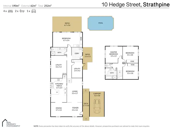 Floorplan of Homely house listing, 10 Hedge Street, Strathpine QLD 4500