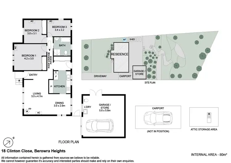 Floorplan of Homely house listing, 18 Clinton Close, Berowra Heights NSW 2082