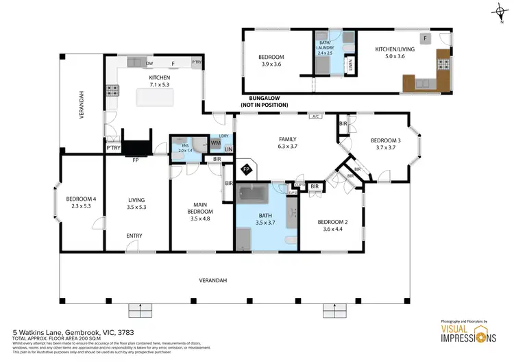 Floorplan of Homely rural property listing, 5 Watkins Lane, Gembrook VIC 3783