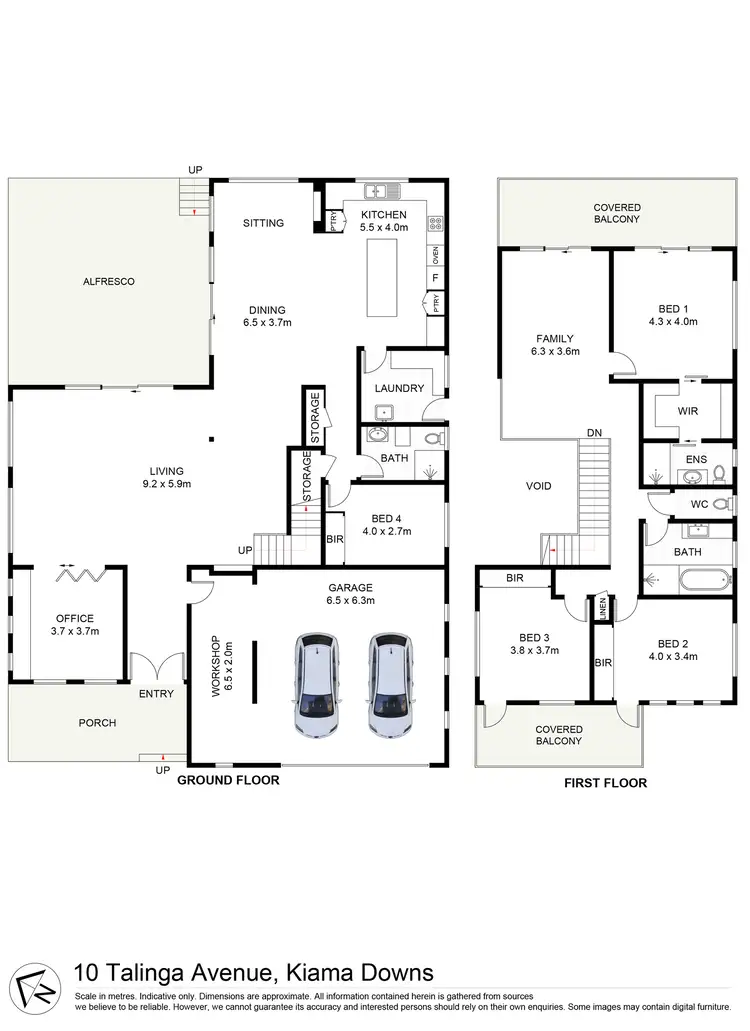 Floorplan of Homely house listing, 10 Talinga Avenue, Kiama Downs NSW 2533