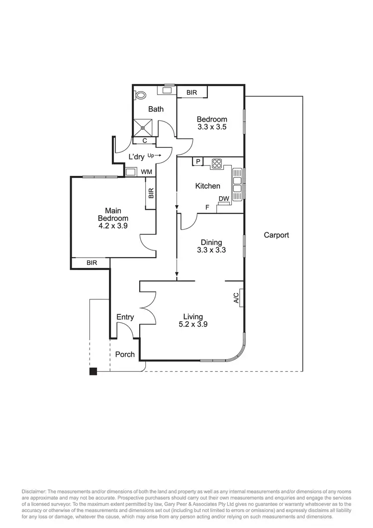 Floorplan of Homely apartment listing, 9/575 Inkerman Road, Caulfield North VIC 3161