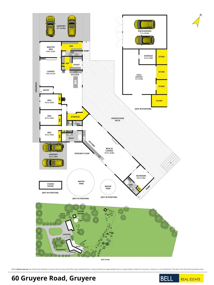 Floorplan of Homely house listing, 60 Gruyere Road, Gruyere VIC 3770