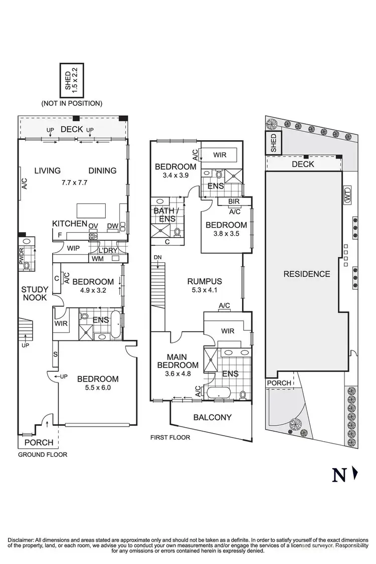 Floorplan of Homely house listing, 63A Council Street, Doncaster VIC 3108