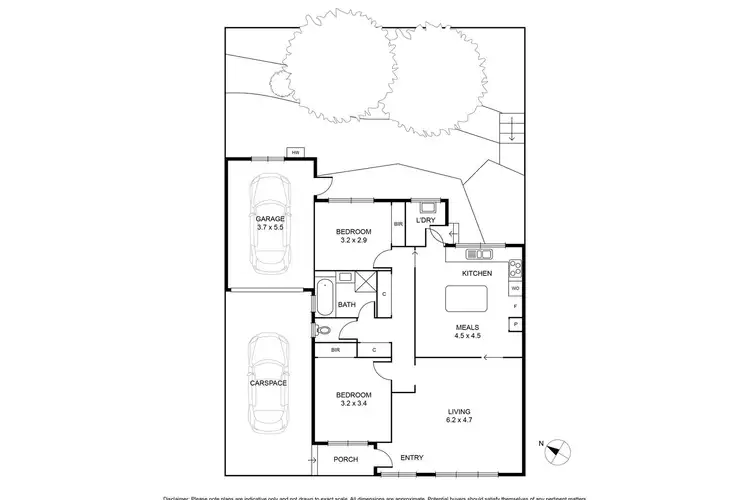 Floorplan of Homely unit listing, 6/32 Ballamore Crescent, Doncaster VIC 3108