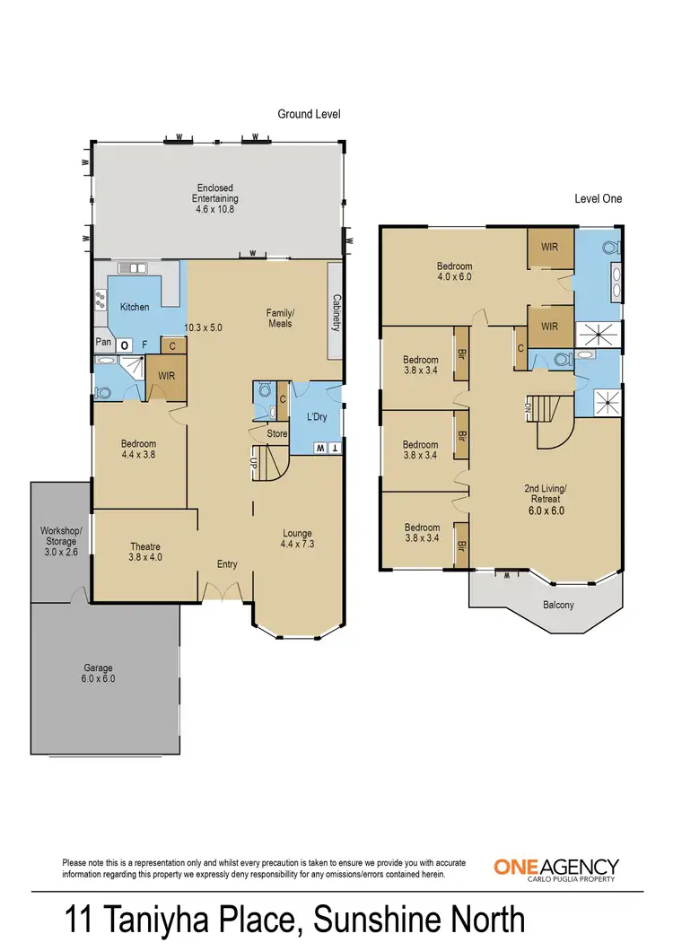 Floorplan of Homely house listing, 11 Taniyha Place, Sunshine North VIC 3020