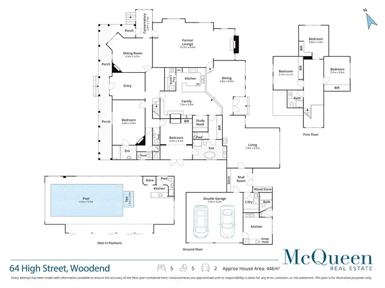 Floorplan of Homely house listing, 64 High Street, Woodend VIC 3442